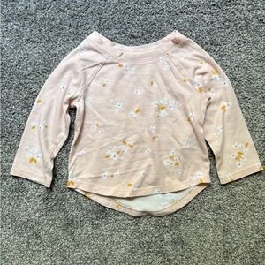 5/$15 Cat & Jack Pink and Yellow Long Sleeve Tee